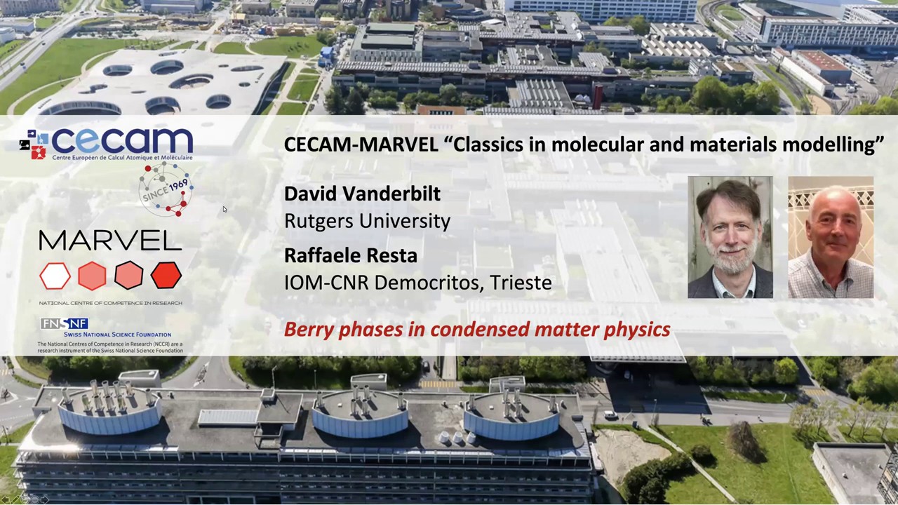 Thumbnail of 3: Berry phases in condensed matter physics